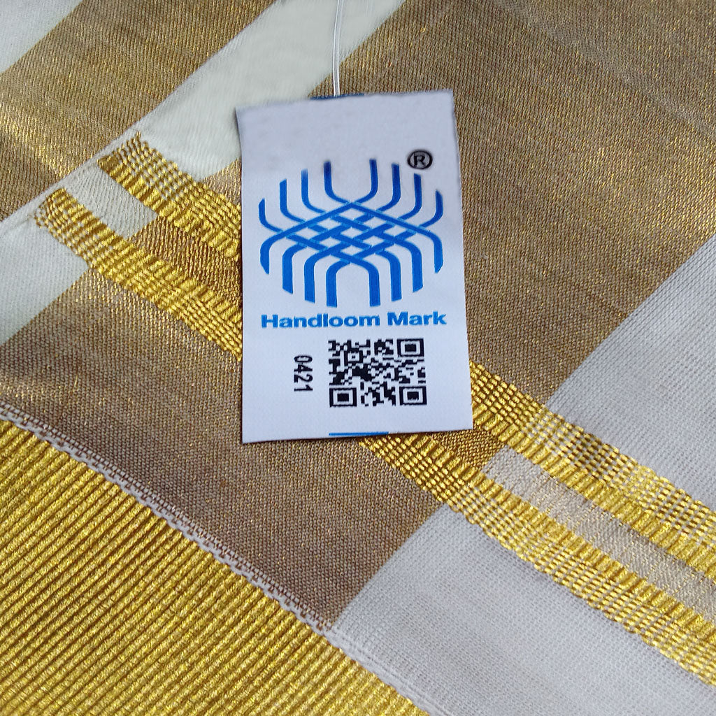 Kuthampully Original Handloom Kasavu Cotton Saree