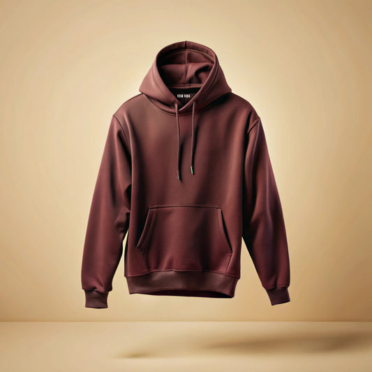 Maroon Plain Hoodie