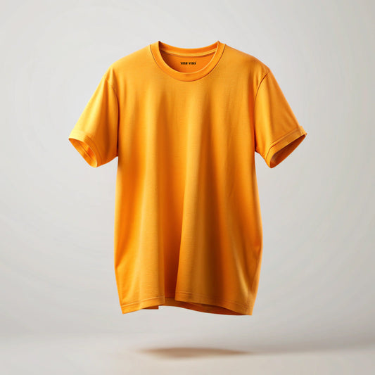 Orange Plain T-Shirt