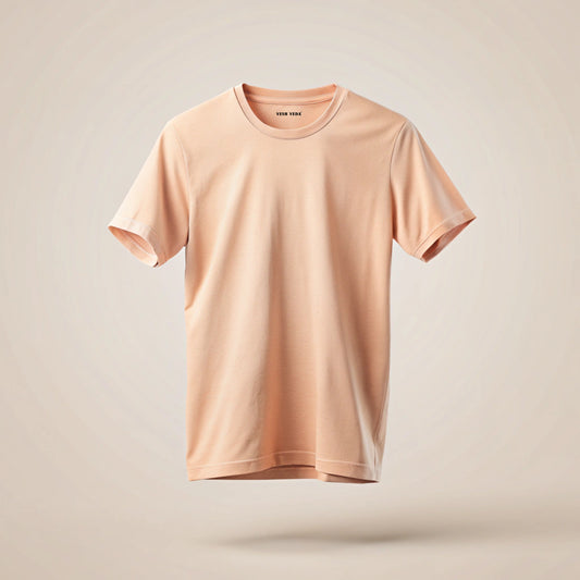 Peach Plain T-Shirt