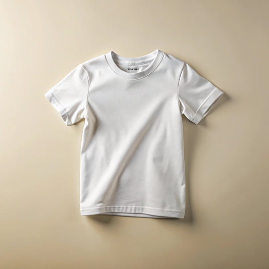 White Kids Plain T-Shirt