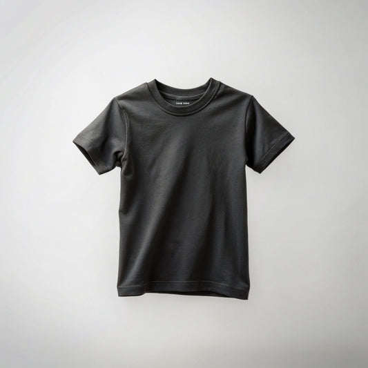 Black Kids Plain T-Shirt