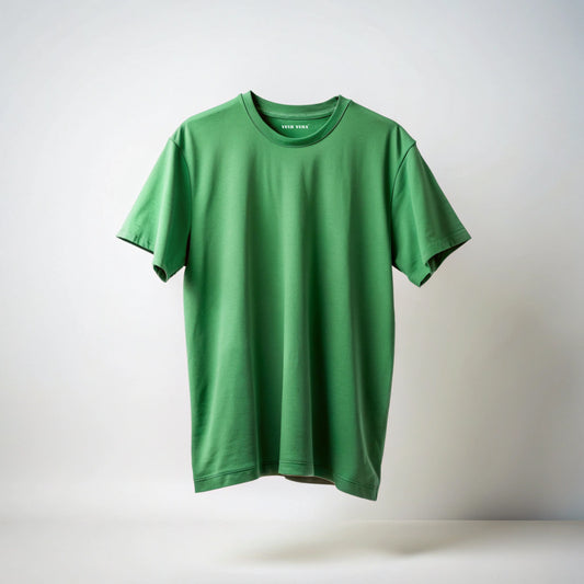 Green Plain Oversized T-Shirt