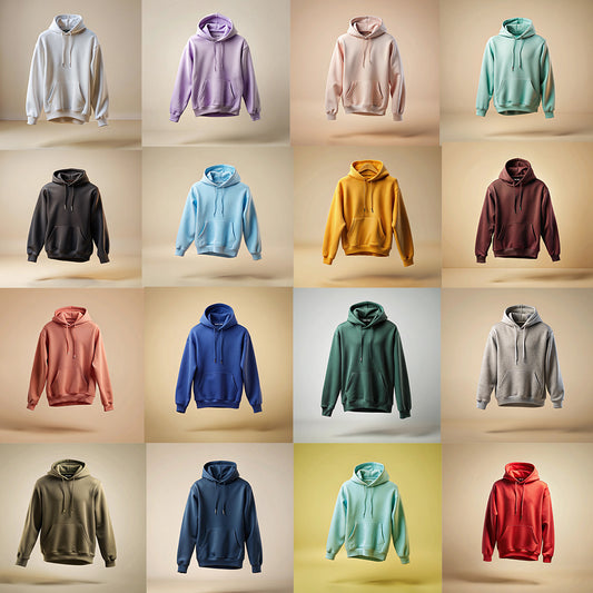 15 Colours Hoodie Combo Pack