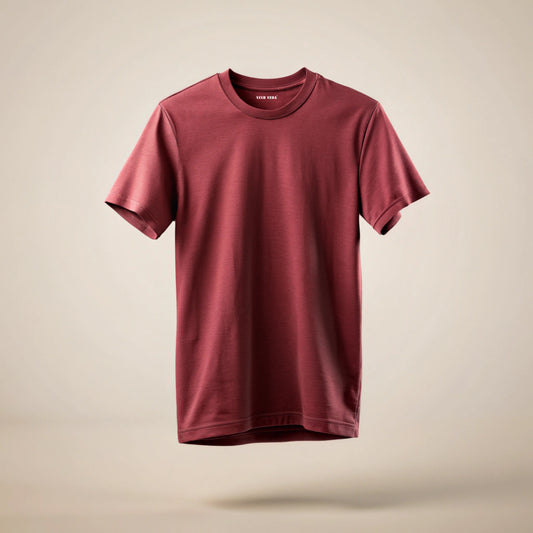 Maroon Plain T-Shirt
