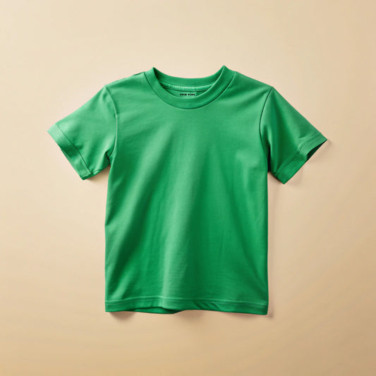 Flag Green Kids Plain T-Shirt