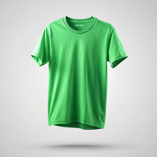 Flag Green Plain T-Shirt