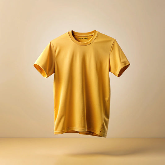 Golden Yellow Plain T-Shirt