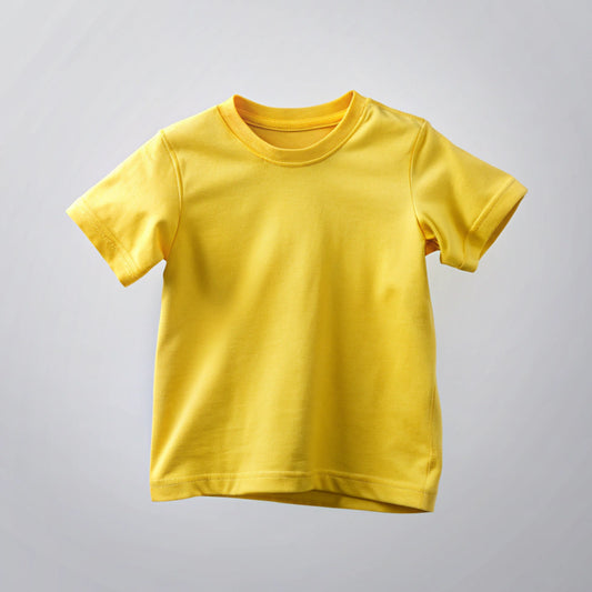 New Yellow Kids Plain T-Shirt
